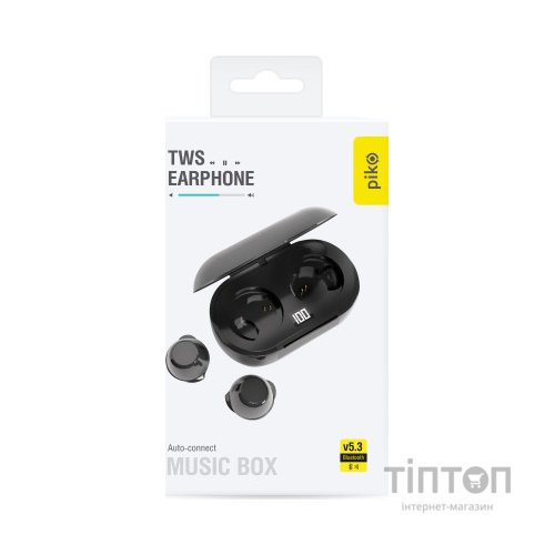 Навушники Piko TWS-MusicBox Black (1283126583414)