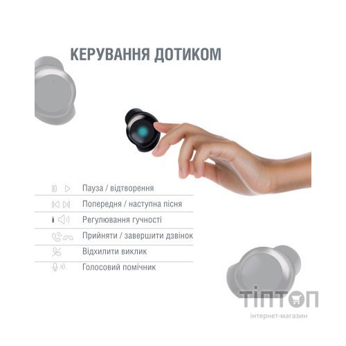 Навушники Piko TWS-MusicBox Black (1283126583414)