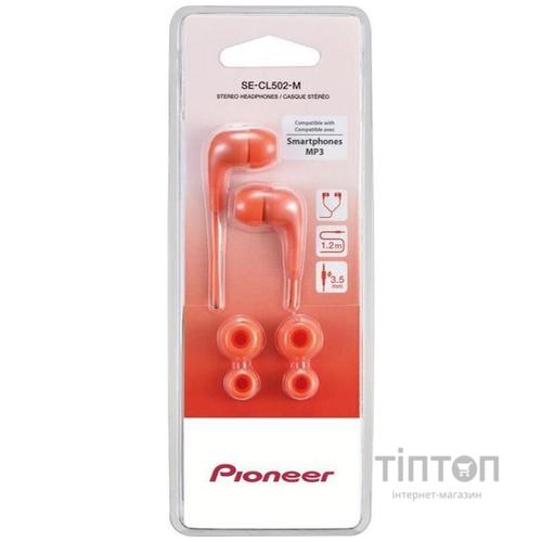 Навушники Pioneer SE-CL502 Orange (SE-CL502-M)