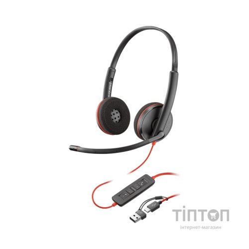 Навушники Poly Blackwire 3220 USB-A/C (8X228AA)