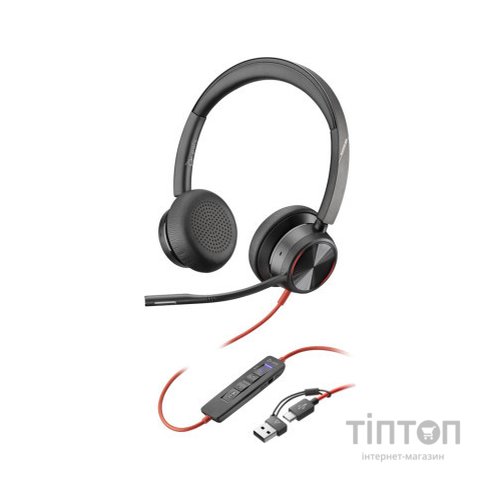 Навушники Poly Blackwire 8225-M USB-A/C (8X225AA)