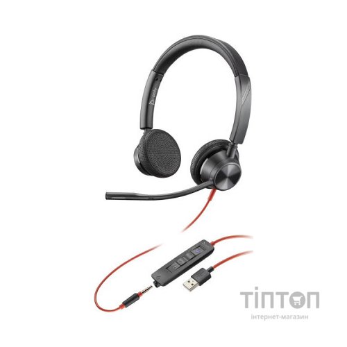 Навушники Poly BlackWire C3325-M USB-A HS Stereo (76J21AA)