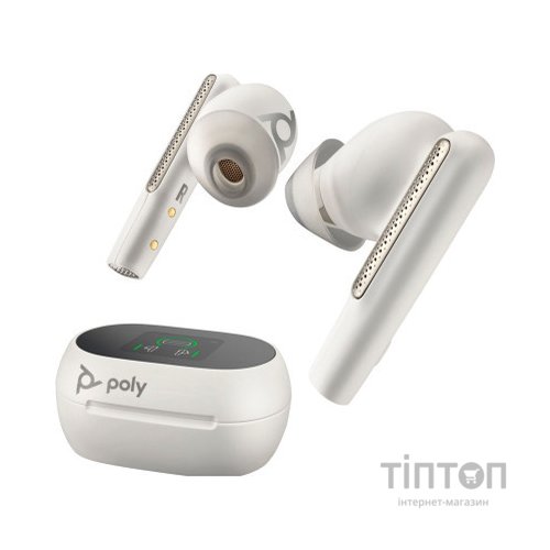 Навушники Poly TWS Voyager Free 60+ Earbuds + BT700C + TSCHC White (7Y8G6AA)