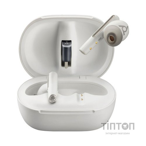 Навушники Poly TWS Voyager Free 60+ Earbuds + BT700C + TSCHC White (7Y8G6AA)