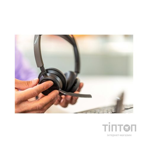 Навушники Poly Voyager Focus 2 USB-A Bluetooth Black (76U46AA)