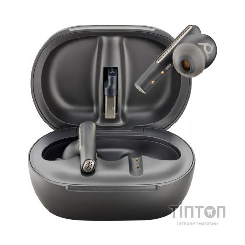 Навушники Poly Voyager Free 60+ Earbuds + BT700A + TSCHC Black (7Y8G3AA)