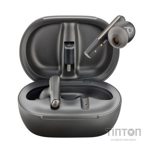 Навушники Poly Voyager Free 60+ Earbuds + BT700C + TSCHC Black (7Y8G4AA)