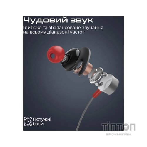 Навушники Promate Blend Black (blend.black)