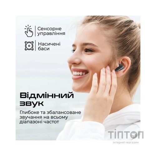 Навушники Promate Lush Black (lush.black)