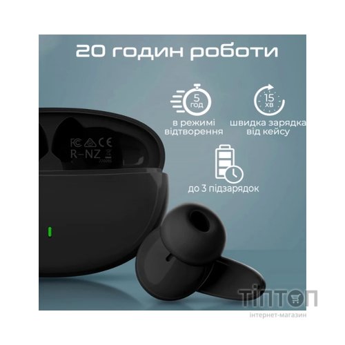 Навушники Promate Lush Black (lush.black)