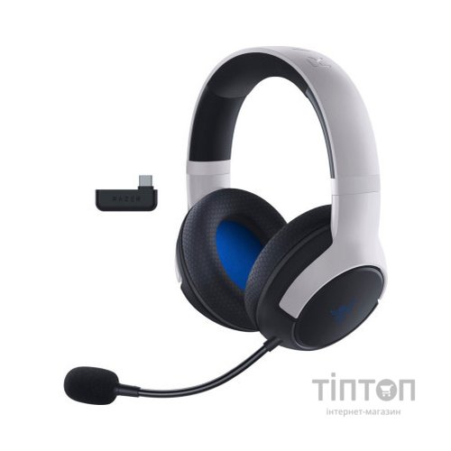 Навушники Razer Kaira Hyperspeed for PS5 Bluetooth White/Black (RZ04-03980200-R3G1)
