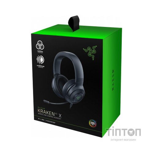 Навушники Razer Kraken V3 X USB Black (RZ04-03750300-R3M1)