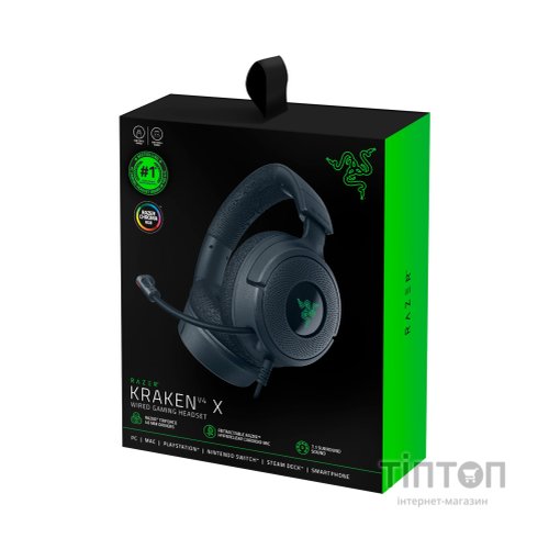 Навушники Razer Kraken V4 X Black (RZ04-05180100-R3M1)