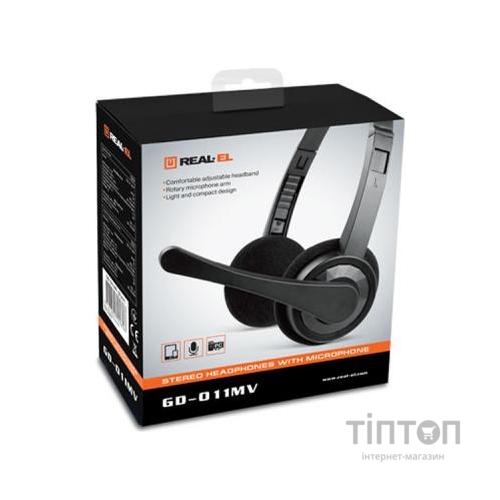 Навушники REAL-EL GD-011MV Black