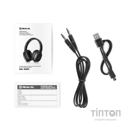 Навушники REAL-EL GD-820 Black