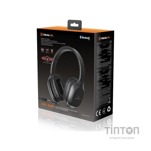 Навушники REAL-EL GD-820 Black