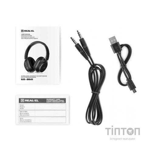 Навушники REAL-EL GD-860 Black
