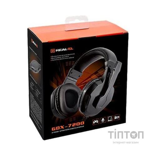 Навушники REAL-EL GDX-7200 Black