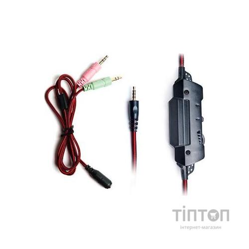 Навушники REAL-EL GDX-7600 Black-Red