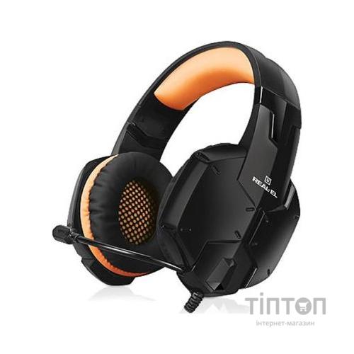Навушники REAL-EL GDX-7700 SURROUND 7.1 black-orange