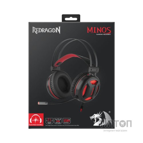 Навушники Redragon Minos Surround 7.1 Black-Red (78368)