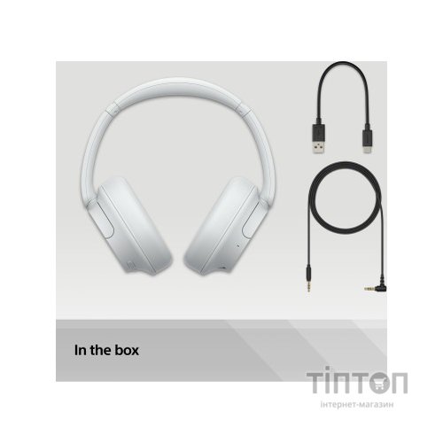 Навушники Sony WH-CH720N Wireless White (WHCH720NW.CE7)