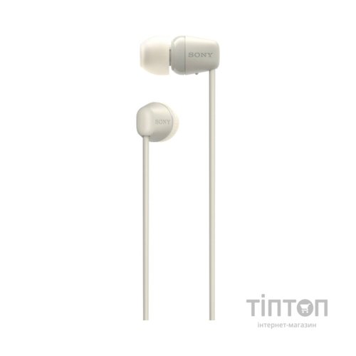 Навушники Sony WI-C100 Beige (WIC100C.CE7)