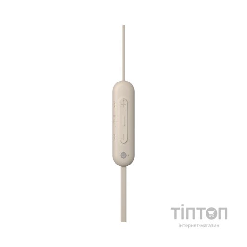 Навушники Sony WI-C100 Beige (WIC100C.CE7)