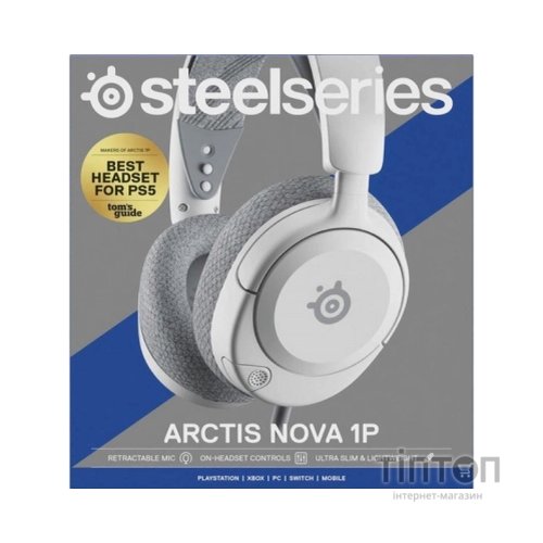 Навушники SteelSeries Arctis Nova 1P White (61612)