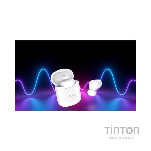 Навушники Tecno Minipods M1 Mono White (4895180759475)