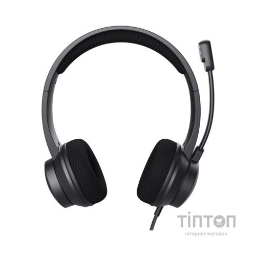 Навушники Trust Ayda USB-ENC Black (25089)