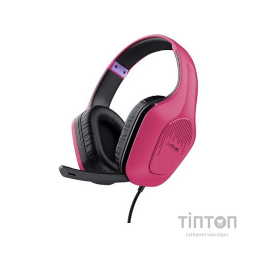 Навушники Trust GXT 415 Zirox 3.5мм Pink (24992)