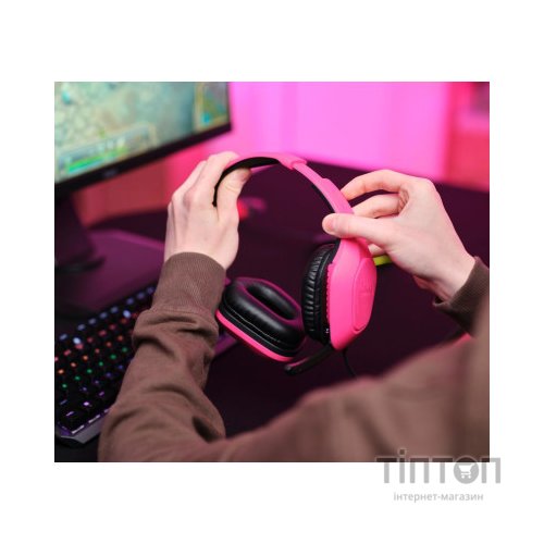 Навушники Trust GXT 415 Zirox 3.5мм Pink (24992)