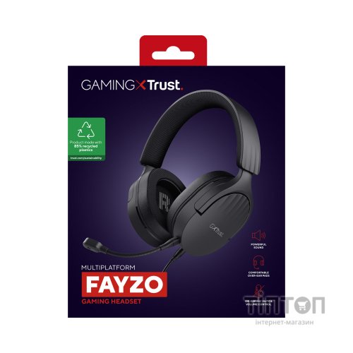 Навушники Trust GXT 489 Fayzo Black (24898)