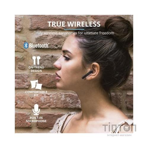 Навушники Trust Primo Touch True Wireless Mic Black (23712)