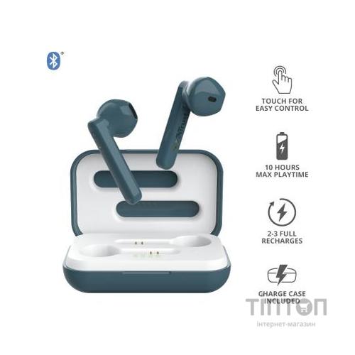 Навушники Trust Primo Touch True Wireless Mic Blue (23780)