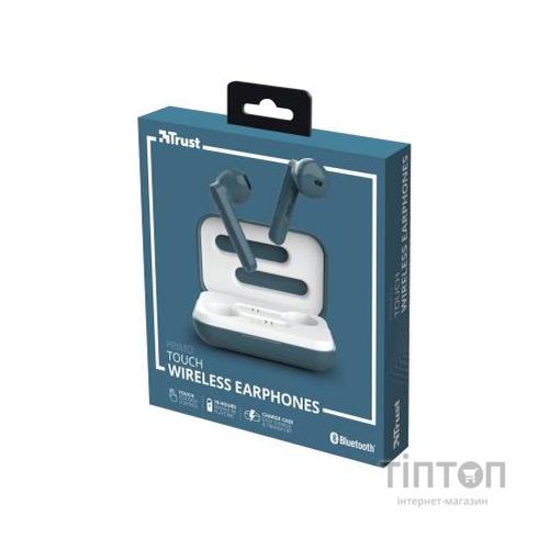 Навушники Trust Primo Touch True Wireless Mic Blue (23780)
