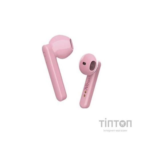 Навушники Trust Primo Touch True Wireless Mic Pink (23782)