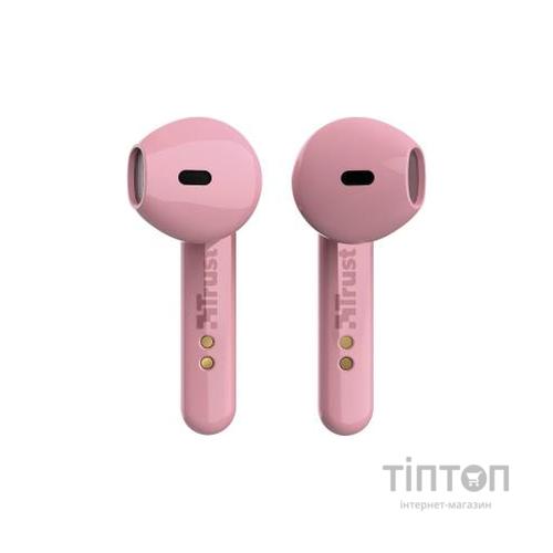 Навушники Trust Primo Touch True Wireless Mic Pink (23782)