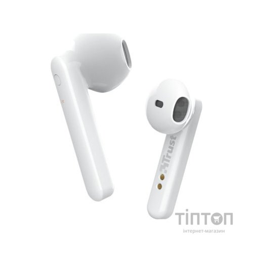 Навушники Trust Primo Touch True Wireless Mic White (23783)