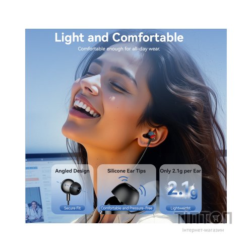 Навушники Vention Echo Lite 3.5mm In-Ear Wired Black (GBABAV)