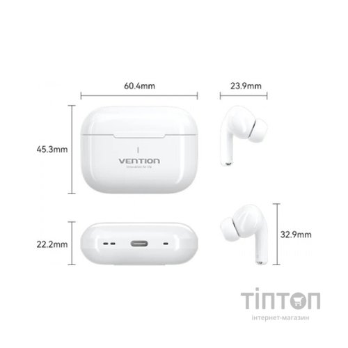 Навушники Vention Echo Lite E11 White (NBVW0)