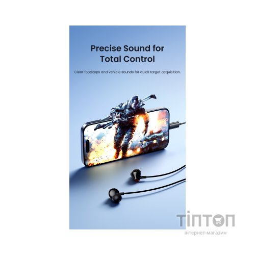Навушники Vention Echo Lite USB-C In-Ear Wired Black (GBBBAV)
