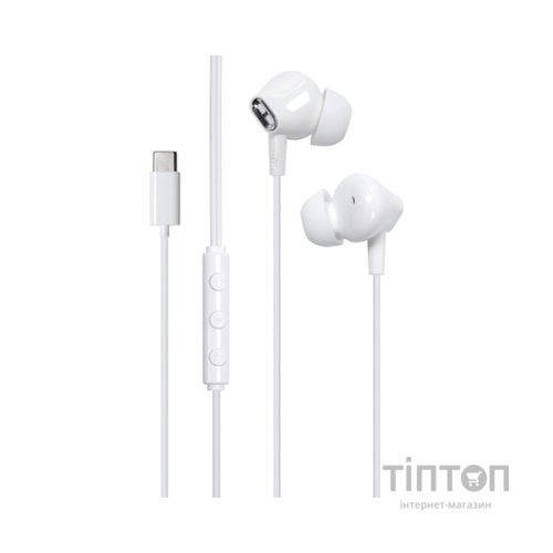 Навушники Vention Echo Lite USB-C In-Ear Wired White (GBBWAV)