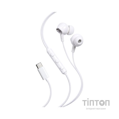 Навушники Vention Echo Lite USB-C In-Ear Wired White (GBBWAV)