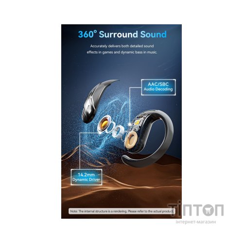 Навушники Vention OpenBeat O12 Black (NBUB0)