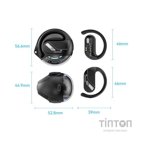 Навушники Vention OpenBeat O12 Black (NBUB0)