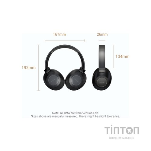 Навушники Vention S11 SoundMate Wireless Black (NBBB0)