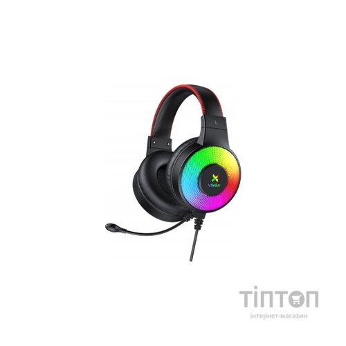 Навушники Vinga HSCU-100 Gaming LED Black (HSCU-100)