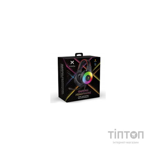 Навушники Vinga HSCU-100 Gaming LED Black (HSCU-100)